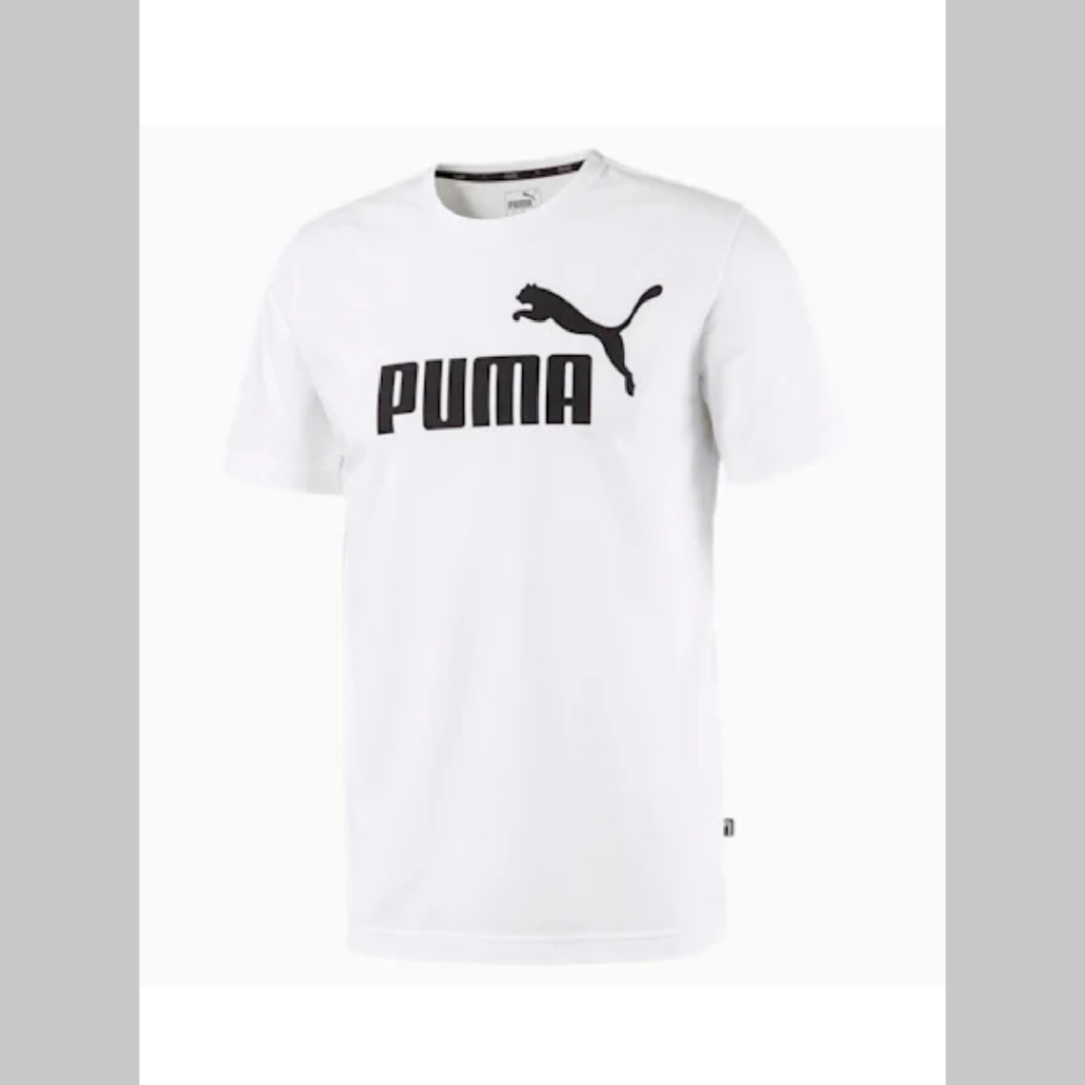 Men's White Puma Tee